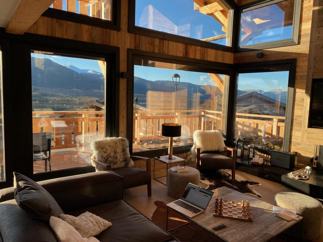 Chalet Aguila - Jacuzzi Et Sauna Panoramique - Construit En 2023 Bolquère 외부 사진