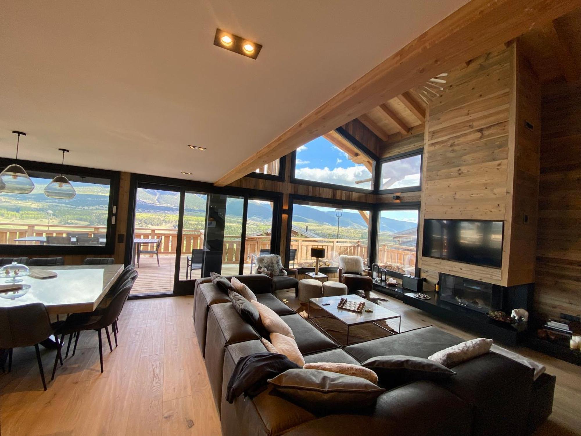 Chalet Aguila - Jacuzzi Et Sauna Panoramique - Construit En 2023 Bolquère 외부 사진